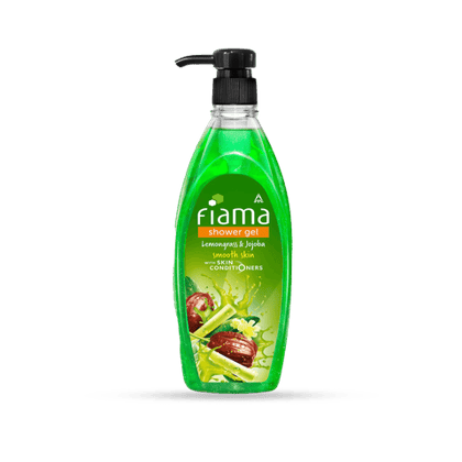Fiama Lemongrass & Jojoba Body Wash With Skin Conditioners For Smooth Skin, 500 ml