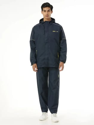Zeel Mens Reversible Navy & Blue Rainsuit JS1008-XXL