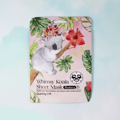 Whimsy Koala kids Sheet Mask (Blueberry)