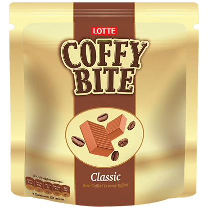 Lotte Coffy Bite Classic, 190 g