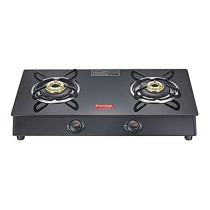 Prestige Marvel Plus Toughened Glass Top Gas Stove (2 Burners) - GTM 02-Black