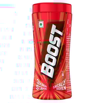 Boost Chocolate Nutrition Drink 500 g Pet Jar|| For 3X stamina - Builds bone & muscle strength