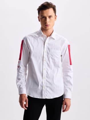 White Street Wear Shirt-L/40