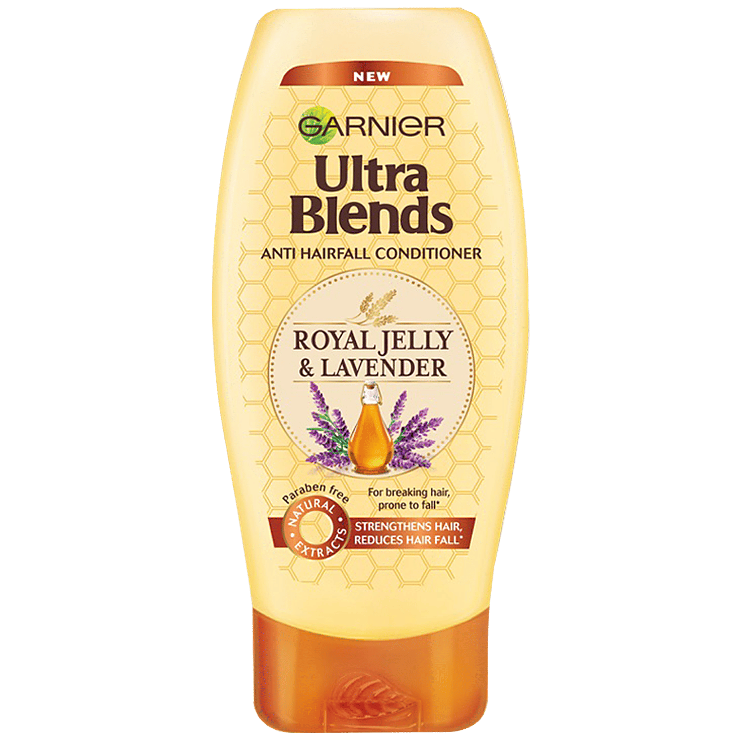 Garnier Ultra Blends Anti Hairfall Conditioner - Royal Jelly & Lavender, For Breaking Hair, 175 Ml