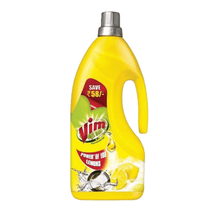 Vim Dishwash Gel Liquid Lemon 1.5Ltr