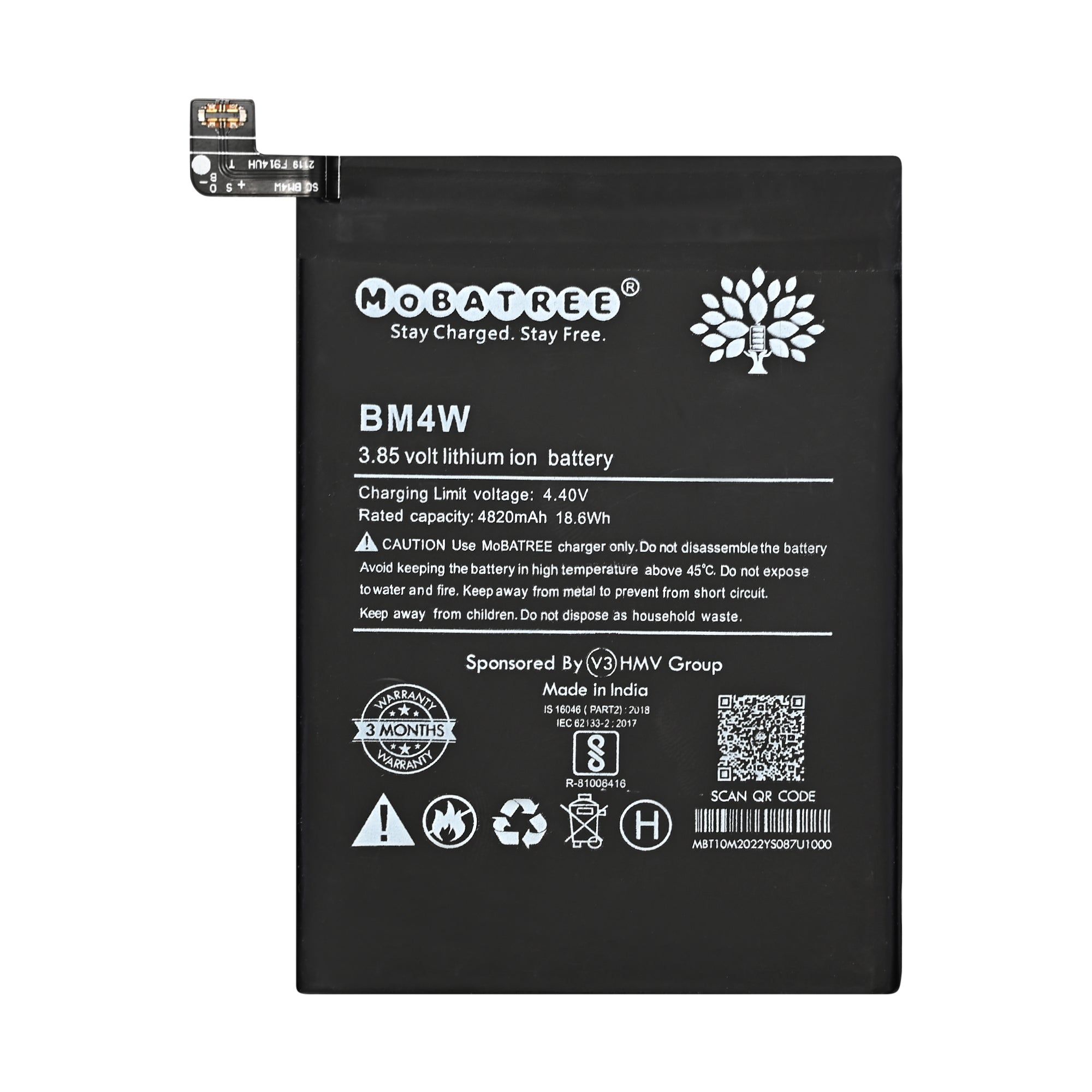 Mobatree BM4W Original Mobile battery For Xiaomi Mi 10i & Mi 10T (6 months Guarantee)