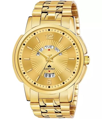 EMPERO - Gold Stainless Steel Analog Mens Watch