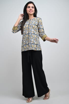 JAIPUR HANDBLOCK PRINT New collection of cotton hand printed short kurti 42