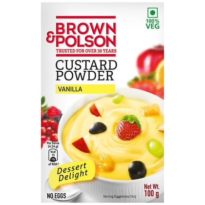 Brown & Polson Custard Powder Vanilla 100G