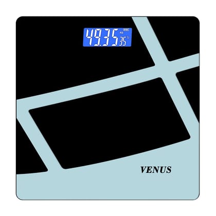 Venus (India) Electronic Digital Personal Bathroom Weighing Scale,Weighing Machine for Body Weight, Battery Included, 2 Year Warranty 6399-Grey