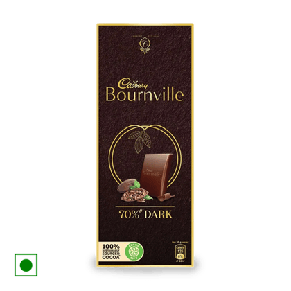 Cadbury Bournville Rich Cocoa 70% Dark Chocolate Bar, 80 gm Bar