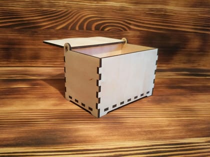 AmericanElm Handmade Wooden Jewellery Box To Keep Your Jewellery Safe, Multi-Purpose Use-4.7X2.7X2.7 IN