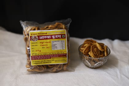 Lasun Bakarwadi( Crunchy & Crispy Snack)