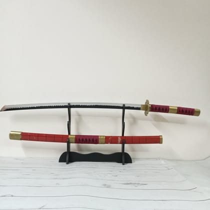 #163 Roronoa zoro's sandai kitetsu wooden Katana[scratch and Dent]