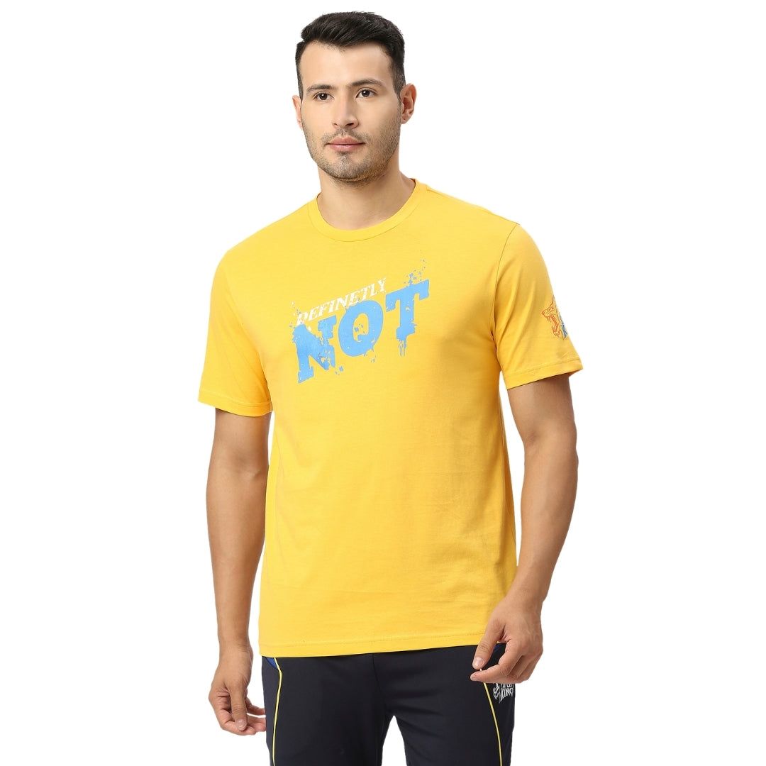 CSK Definitely Not Tee-2XL / Yellow / 100% Cotton