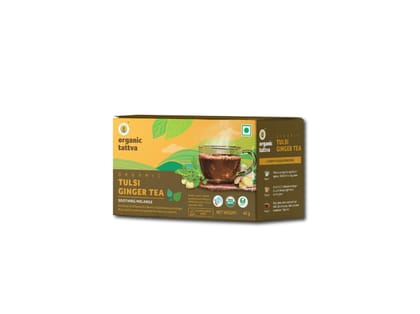 Organic Tulsi Ginger Tea (20 teabags) 40g