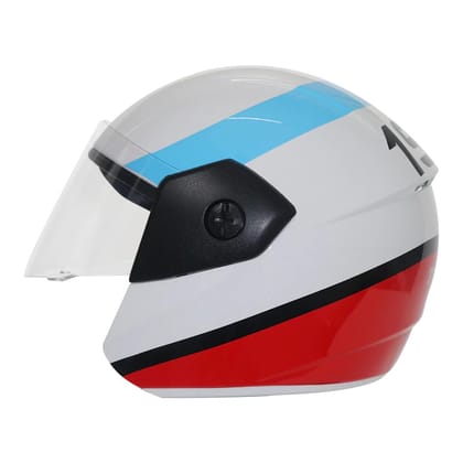 TVS Racing Kids Graphics Half face Helmet White XS