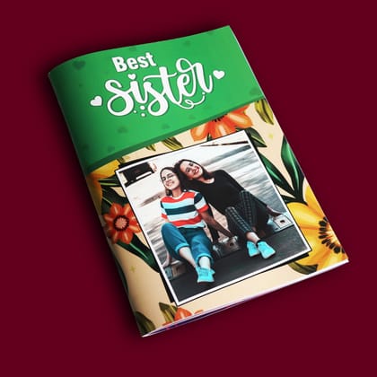 Personalized Memories Photo Book For Sister-A5 (14*21 cm) / Soft Cover