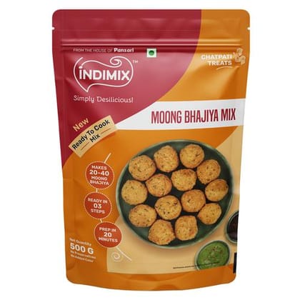 Indimix Moong Bhajiya Mix, 500 gm