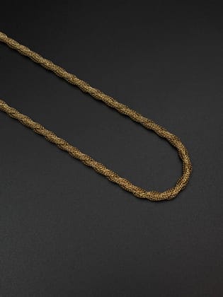 Men’s Cord Rope Type Chain Gold