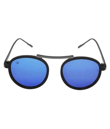 Walrus - Blue Round Sunglasses ( DWS-CRN-V-030218 ) - Medium