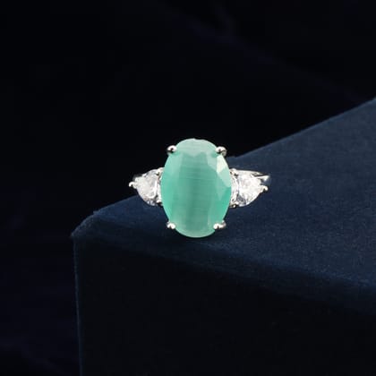 Oval Teal Legacy Ring