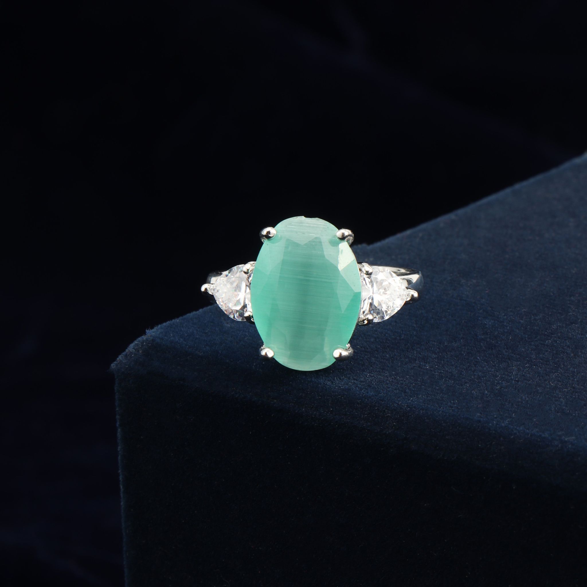 Oval Teal Legacy Ring