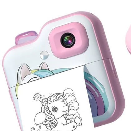 Unicorn Instant Capture and Print Camera-Pink