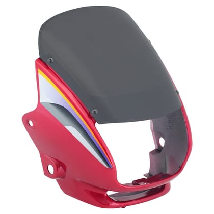 Headlight Visor Fit For Hero Super Splendor Candy Blazing Red (W/Sticker)