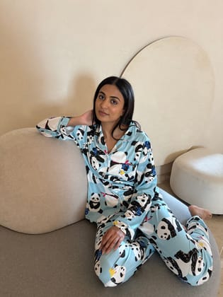 Panda Cotton Sleepwear-S