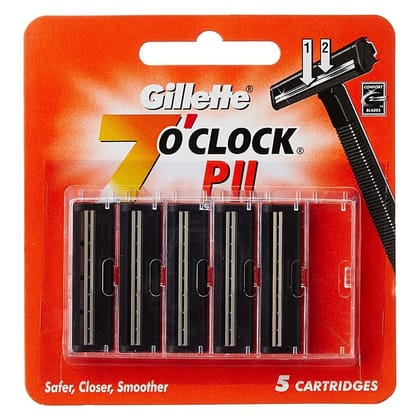 Gillette® O'CLOCK® COMFORT BLADES 5 CARTRIDGES