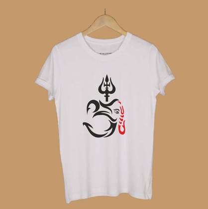 Aum Ganesh - T-Shirts for Ganpati Visarjan-Cotton / XS