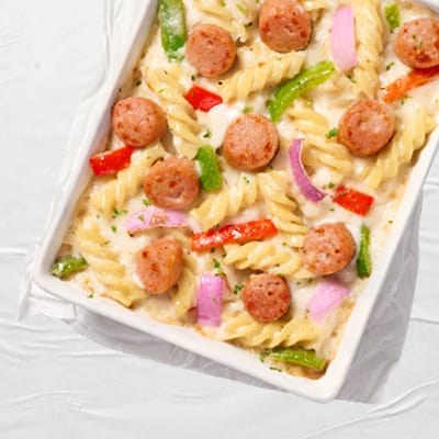 Cosy Comfort White Sauce Chicken Pasta