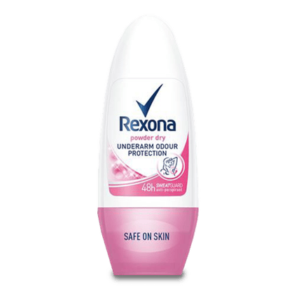 Rexona Dry Women roll ons Powder, 50 ml Bottle