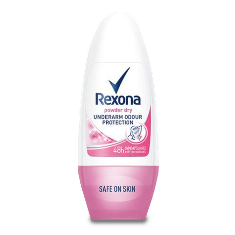 Rexona Dry Women roll ons Powder, 50 ml Bottle