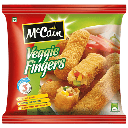 Mccain Veggie Fingers - Veggie Delight With Corn, Carrot & Peas, 400 G