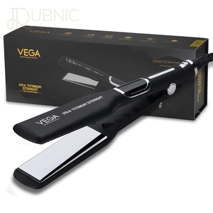 VEGA Pro Titanium Hair Straightener - Advanced Straightening Technology for Salon-Quality Results