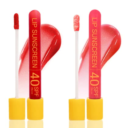 Lip Gloss with SPF | Redberry & Coral Pink