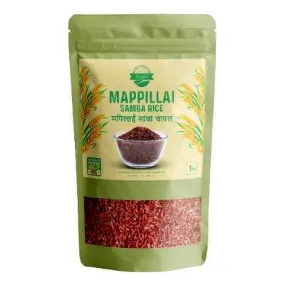 Organic Mappillai Samba Traditional Rice (Low Glycemic Index)