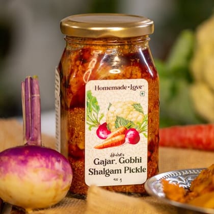 Homemade Love- Gajar Gobhi Shalgam Achaar - 400g - Seasonal*