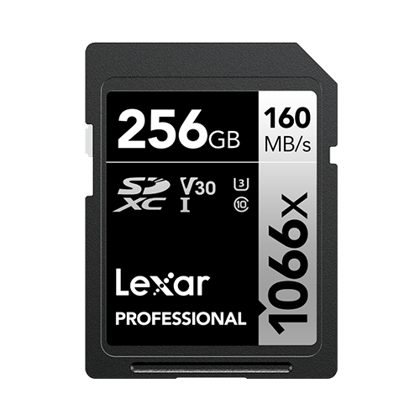 Lexar Professional 256GB 1066x SDXC UHS-1 SD Card For Camera V30 LSD10660256G-BNNNG