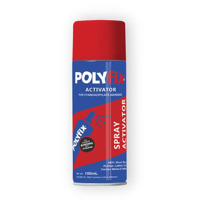 Polyfix Spray Activator (Aerosol Can): Versatile Adhesion Solution for MDF, Furniture, and More - 100ml