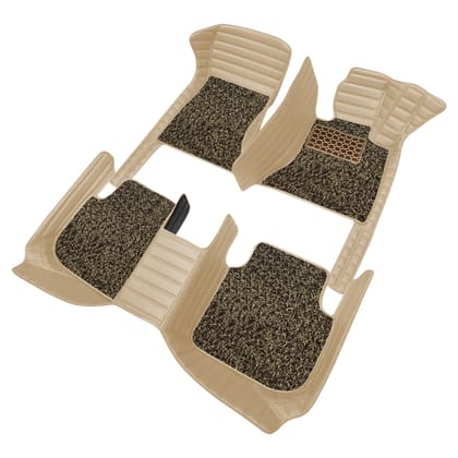 Autofurnish 9D Premium Custom Fitted Car Mats For MG ZS EV 2020 - Beige Beige-Beige Beige