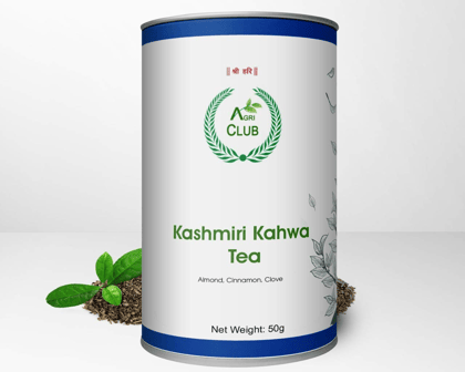 Agri Club Kashmiri Kahwa Tea, 50 gm Jar