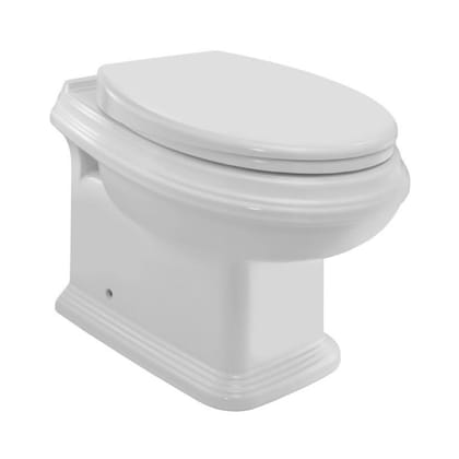 Jaquar Wall Mounted White Closet WC Queen's Prime QPS-WHT-7955P180UFPM with P-Trap