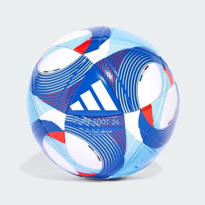 Olympics24 League Ball-5 / White / Solar Red / Clear Sky / Royal Blue / 100% TPU