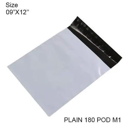 902 Tamper Proof Courier Bags(09X12 PLAIN 180 POD M1) - 100 pcs