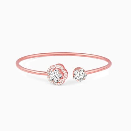 Rose Gold Dressed Like A Flower Bracelet