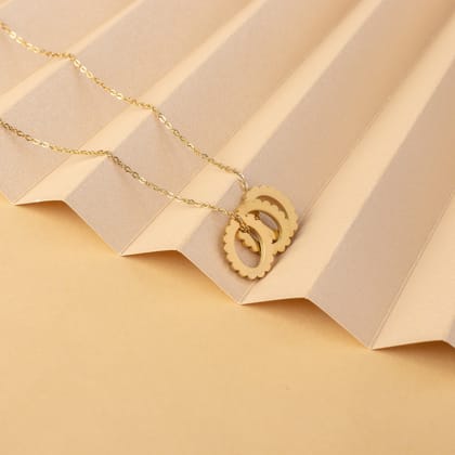 Solasta Chain Necklace-BRASS / GOLD