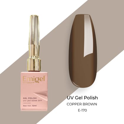 Emigel - UV Gel Polish - COPPER BROWN  - E170